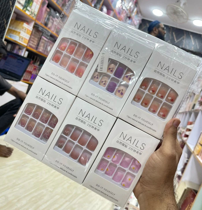 Huxia Beauty 12 Pcs Nails False Nails Artifical Nails
