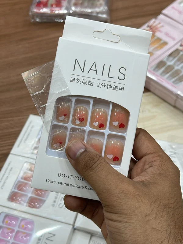 Huxia Beauty 12 Pcs Nails False Nails Artifical Nails