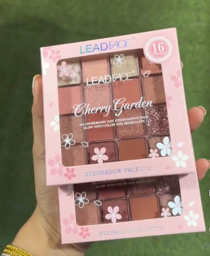 LEAD FACE 16colors Cherry Garden Eyeshadow Palette - Image 3