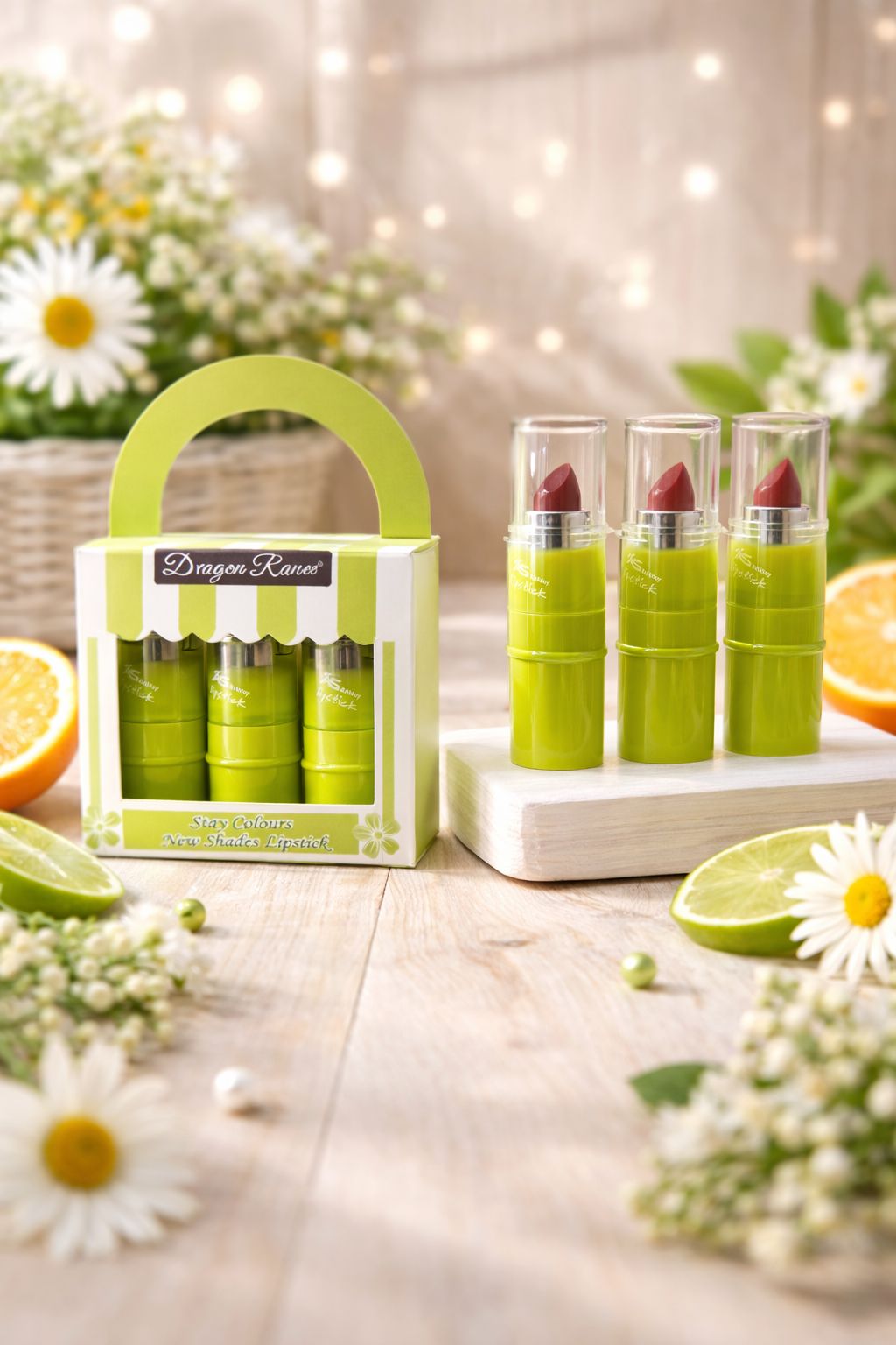 Dragon Ranee 3pcs Bamboo Bloom Matte Lipstick Set - image 3