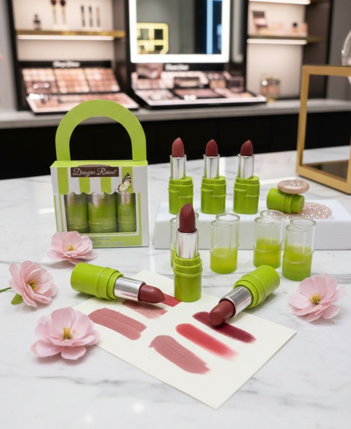 Dragon Ranee 3pcs Bamboo Bloom Matte Lipstick Set - image 4