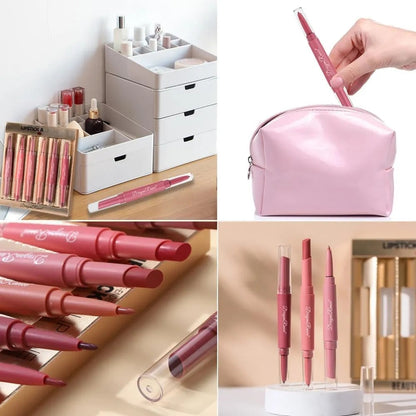 Dragon Ranee 6pcs 2-in-1 Matte Lipstick & Lipliner Set - image 4