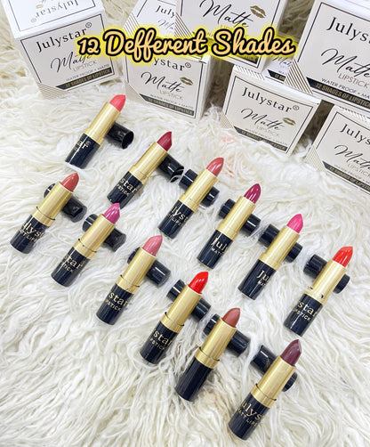 JulyStar 12pcs Matte Lipstick Box - Bold, Long-Lasting Shades - image 5
