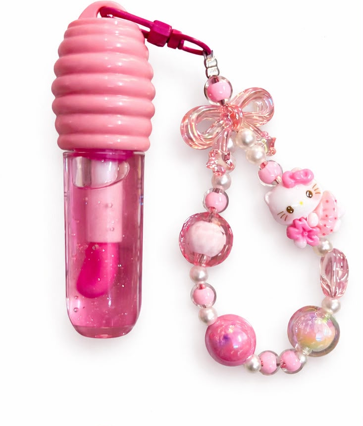 Keychain lip oil
