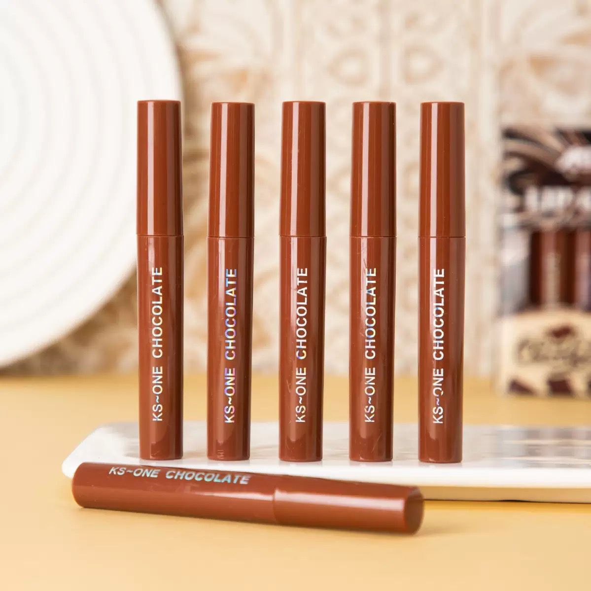 Ks One Chocolate 6pcs Matte LipGloss - image 4
