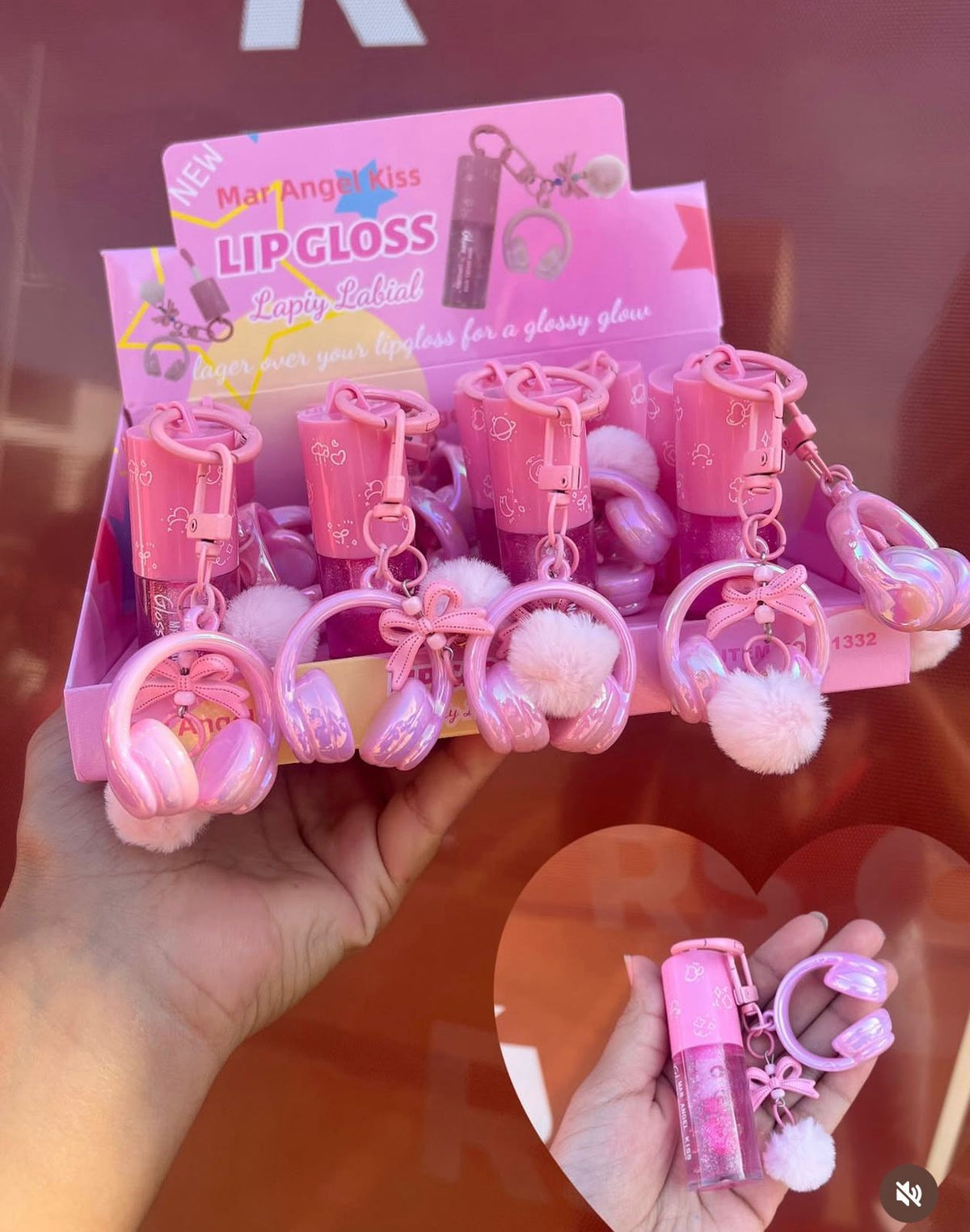 Mar Angel Kiss head phone lip gloss - image 2