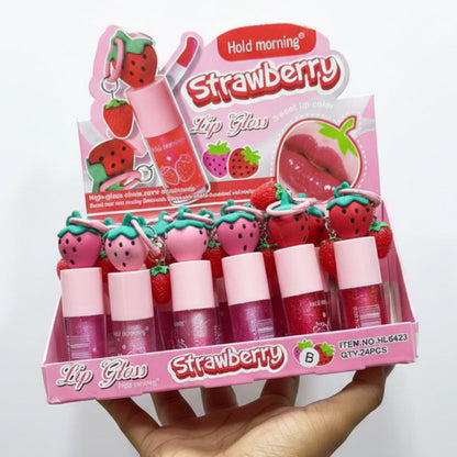 Hold morning strawberry Lip gloss