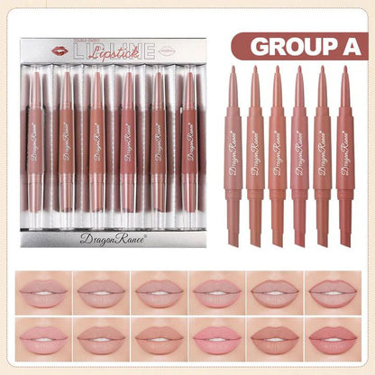 Dragon Ranee 6pcs 2-in-1 Matte Lipstick & Lipliner Set - image 2