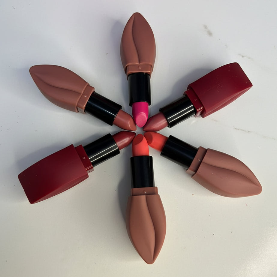 Miss Beauty Sugar Lipstick | Pack of 6 Lip Shape Packaging - image 2