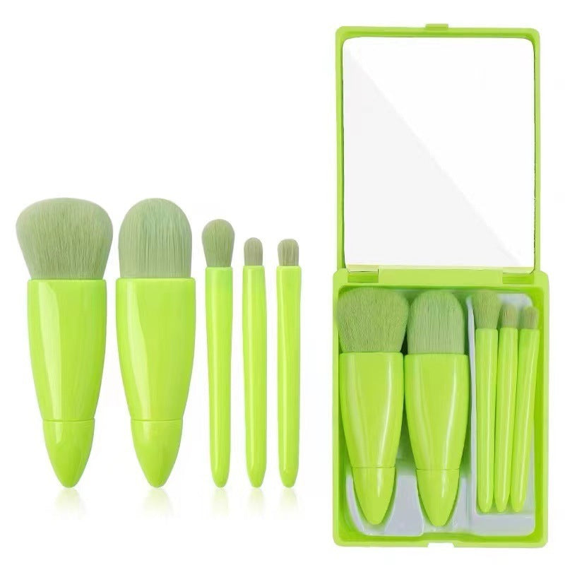 5 Pcs Plastic Box Brushes Set