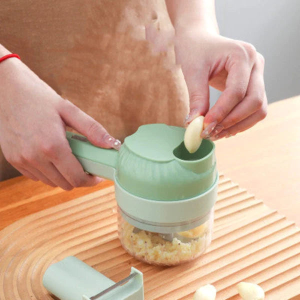 4 In 1 GATLING Food Chopper Rechargeable