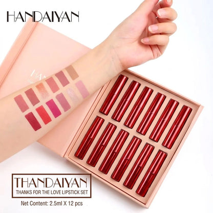 HANDAIYAN Thanks for the Love 12-Piece Matte Lipstick Set - image 2