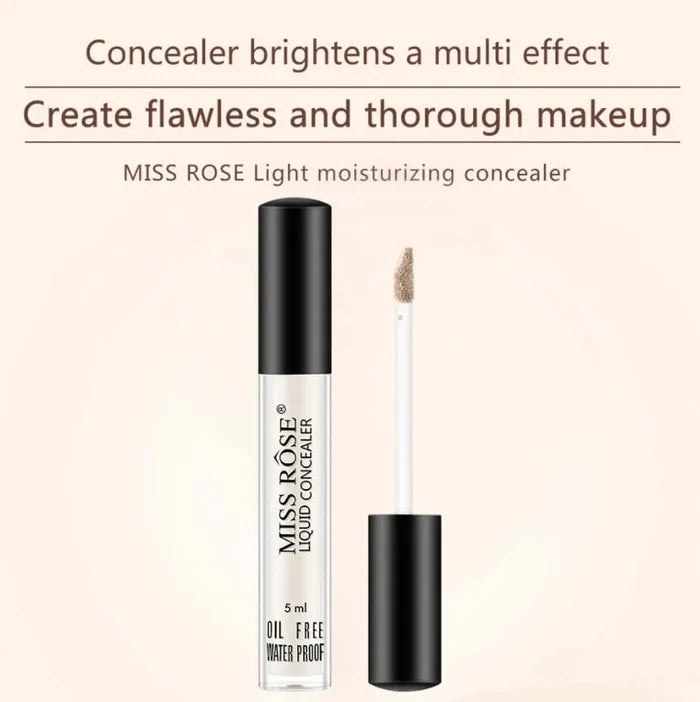 MISS ROSE Oil Free Waterproof Liquid Concealer 5ml