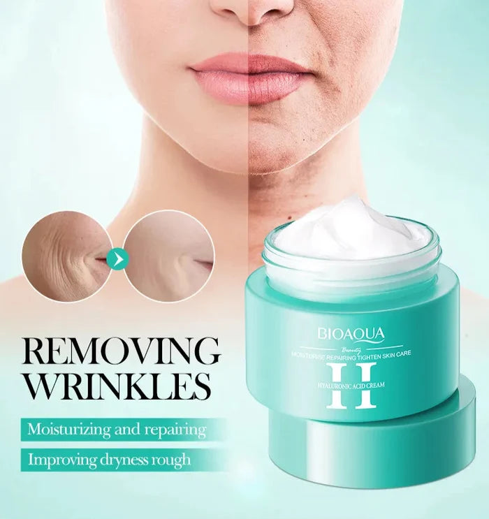 BIOAQUA Hyaluronic Acid Face Cream Whitening Moisturizing Brightening Repairing Anti Wrinkle Facial Cream 60g
