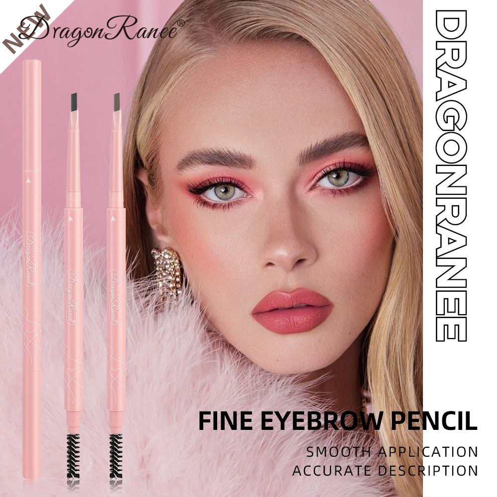 PackOF4 Dragon Ranee 2in1 Natural Waterproof Smooth For Outlining Eyebrow Pencil