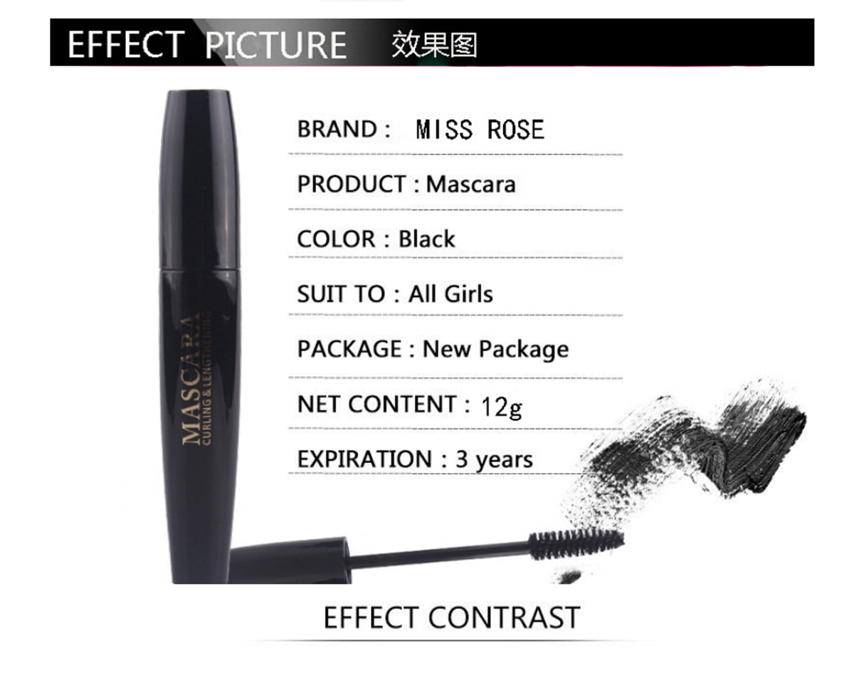 Miss Rose Big Eye Thick Natural Curling Mascara