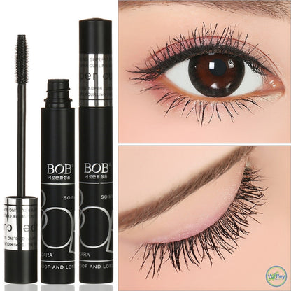 Bob Super Curl Waterproof Here Charm Eyes Long Lasting Black Dense Mascara Waterproof For Girls Women