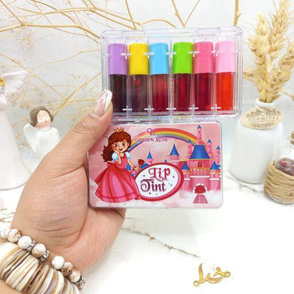 Qoiden Rose QR Doll 6pcs Lip Tint Box