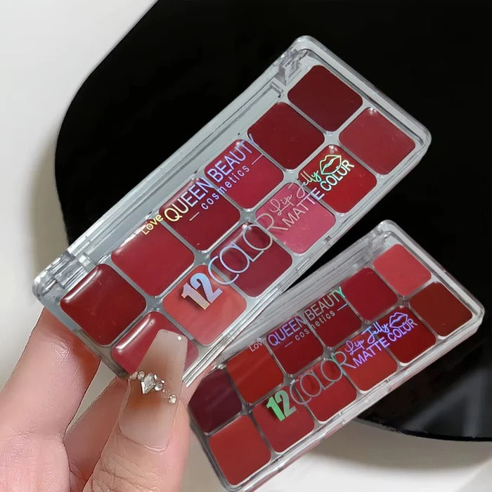 Queen Beauty 12 Color Lipstick Palette - image 6