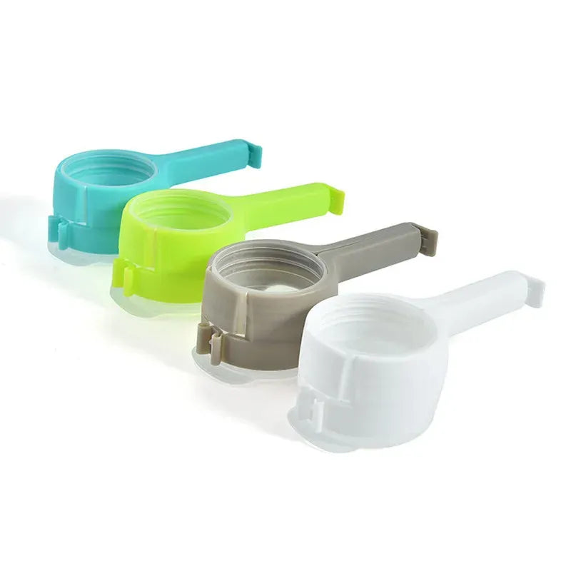 Bag Seal Clips Food Storage Chip Sealing Clamp with Pour Spout Airtight Grip