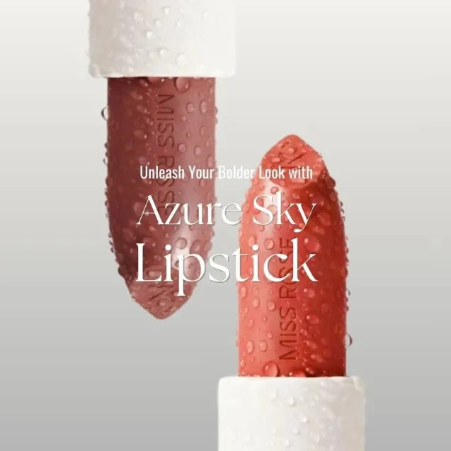 Miss Rose Azure Sky & Vermilion Lipstick - image 5