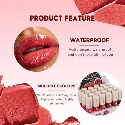 Miss Rose Azure Sky & Vermilion Lipstick - image 6