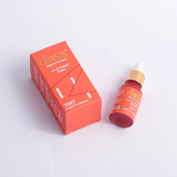 Chirs's Lips & Cheek Stain Tint - Pretty Peach