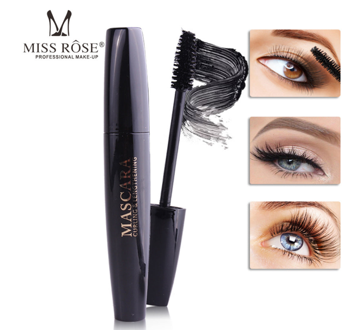 Miss Rose Big Eye Thick Natural Curling Mascara