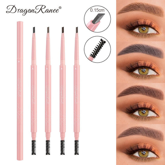 PackOF4 Dragon Ranee 2in1 Natural Waterproof Smooth For Outlining Eyebrow Pencil