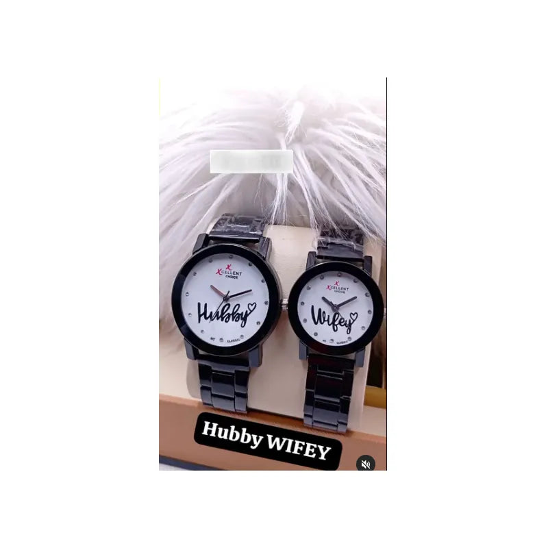 2Pcs/Set Couple Watch Fashion Creative Personality Quartz Watches watch for men watch for girl