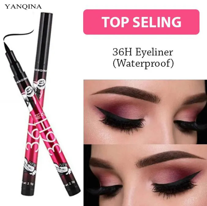 YANQINA NEW 36H Liquid Eye Liner Marker - Black 2.5g