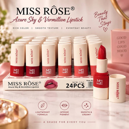 Miss Rose Azure Sky & Vermilion Lipstick - image 11