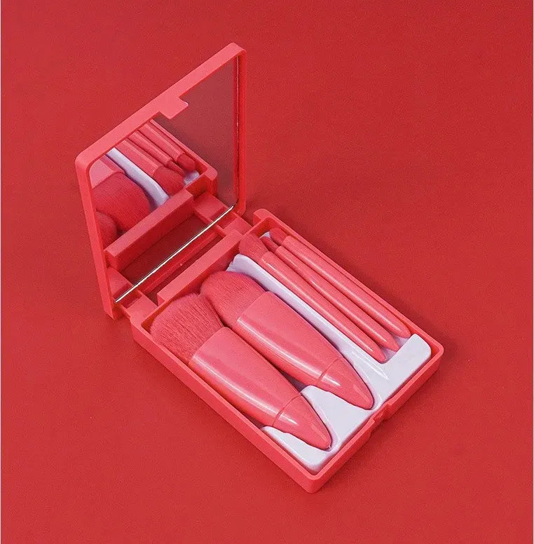 5 Pcs Plastic Box Brushes Set