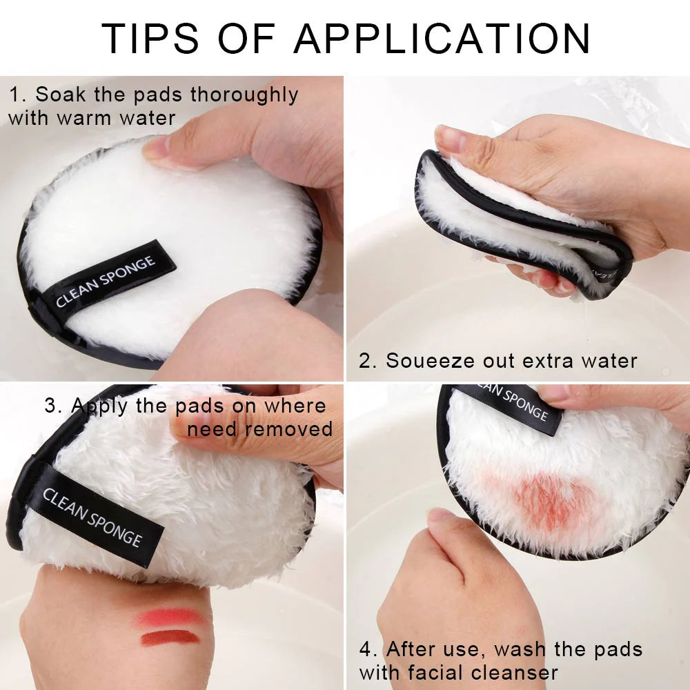 Reusable Soft Makeup Remover Pads for All Skin