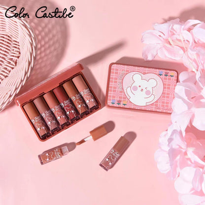 COLOR CASTLE Nude Lip Gloss 6in1 Pack