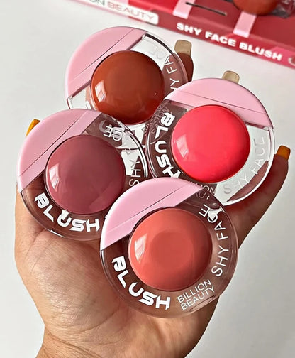 Billion Beauty Shy Face Liquid Blush 1 pcs | Natural Dewy Finish | Long-Lasting Cream Blusher for All Skin Types