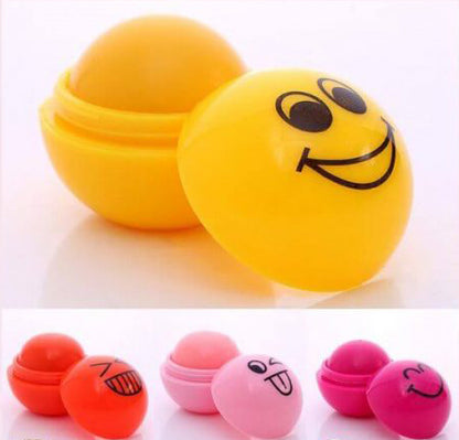 Smiley Emoji Fruit Flavor Nourishment Lip Balm