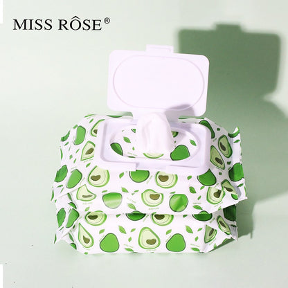 Miss Rose Avocado Beauty Concept Facial Cleaning Wipes.