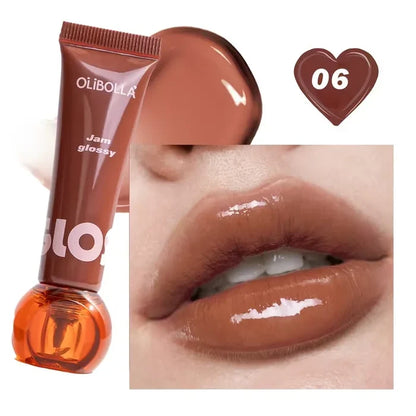 OLIBOLLA Jam Lip Glaze – Hydrating Mirror-Finish Lip Gloss for Shiny, Glossy Lips