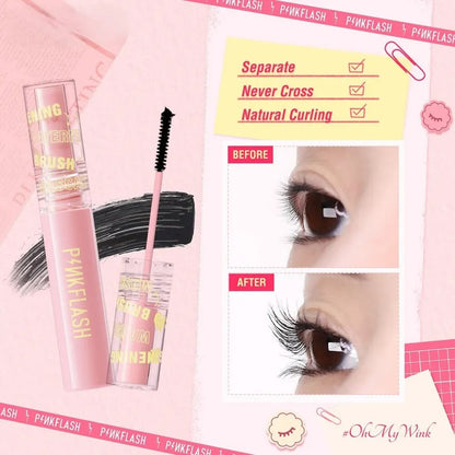 Pink Flash Pf E10 Lengthening Waterproof Micro Brush Mascara