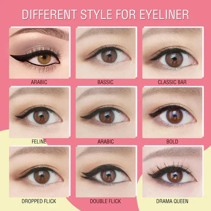 Pink Flash PF-E01 Waterproof Easy Eyeliner | Smooth & Precise Eye Liner