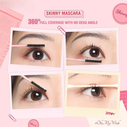 Pink Flash Pf E10 Lengthening Waterproof Micro Brush Mascara