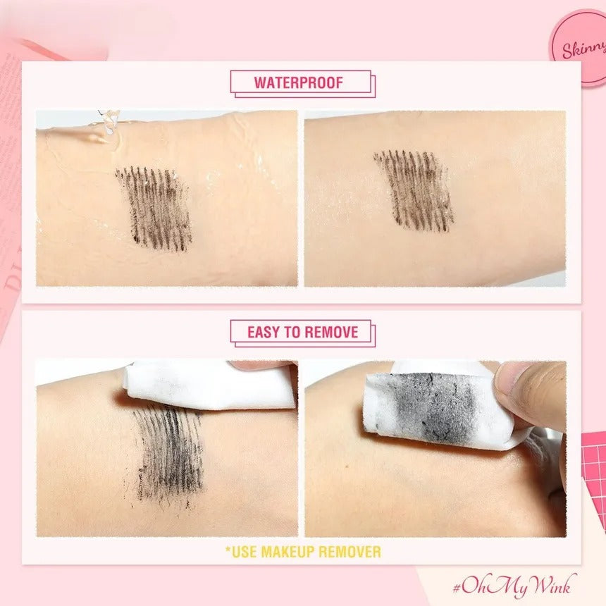 Pink Flash Pf E10 Lengthening Waterproof Micro Brush Mascara