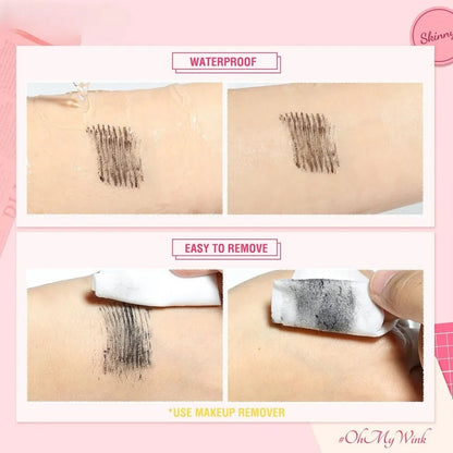 Pink Flash Pf E10 Lengthening Waterproof Micro Brush Mascara
