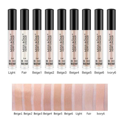 MISS ROSE Oil Free Waterproof Liquid Concealer 5ml