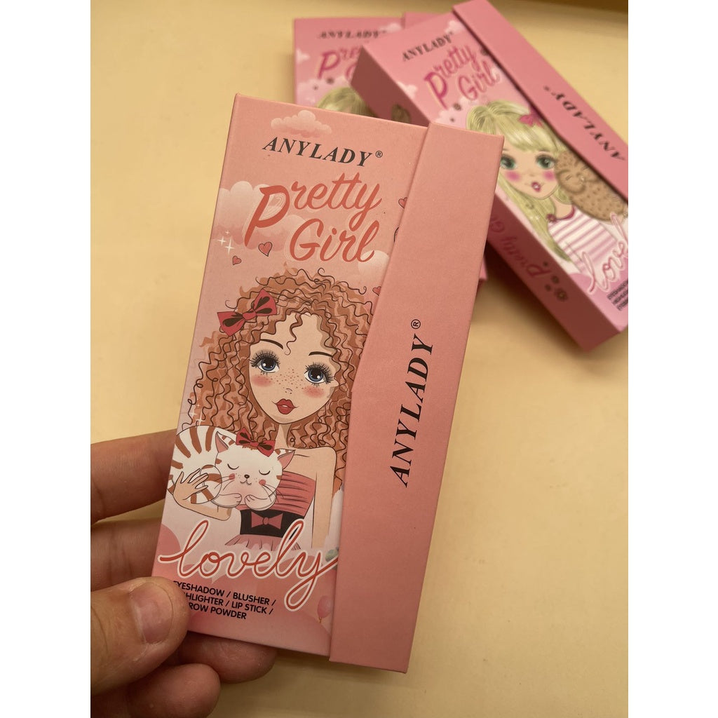 Any Lady Pretty Girl Lovely 29 Shades Eyeshadow Blusher Highlighter Palette - Image 6
