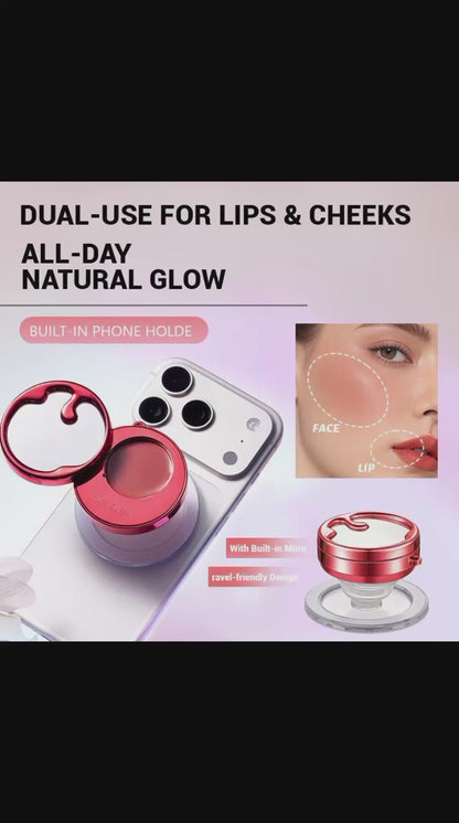 HUES QUEEN 2-in-1 Lip & Cheek Cream Blush | Mousse Texture Lip & Cheek Tint | Cream Blush (Copy)